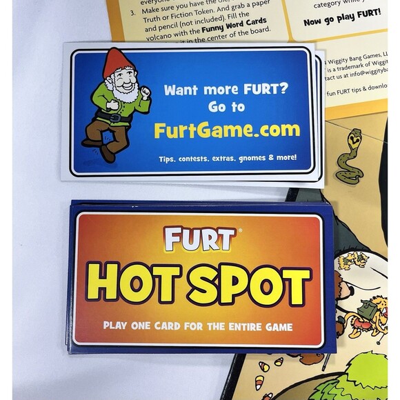 FURT the Volcano has Spoken A Party Game by Wiggity Bang! Complete - Picture 7 of 15